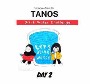 Tanos drink water challenge journal day 2