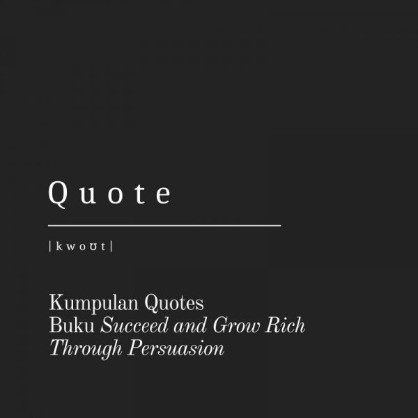 succeed and grow rich through persuasion
